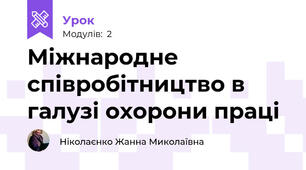 Міжнародне співробітництво в галузі охорони праці