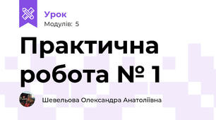 Практична робота № 1