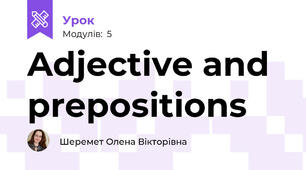 Adjective and prepositions