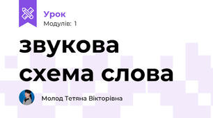звукова схема слова