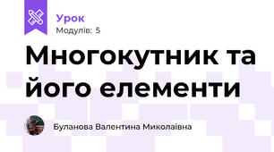 Многокутник та його елементи