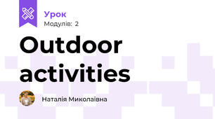Outdoor activities
