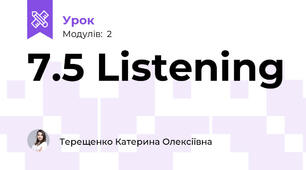 7.5 Listening 