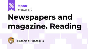Newspapers and magazine. Reading