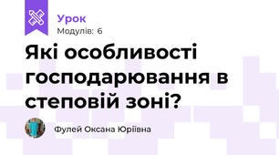 Які особливості господарювання в степовій зоні?