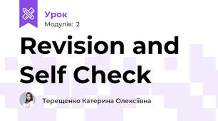 Revision and Self Check