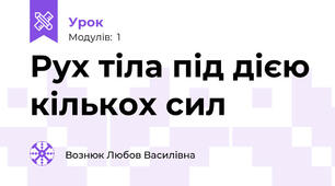 Рух тіла під дією кількох сил