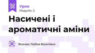 Насичені і ароматичні аміни