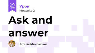 Ask and answer