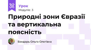 Природні зони Євразії та вертикальна поясність