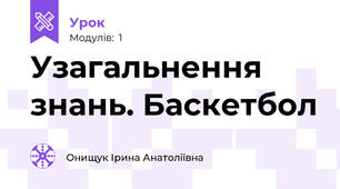 Узагальнення знань. Баскетбол