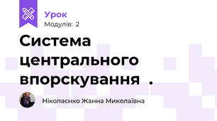 Система центрального впорскування  .