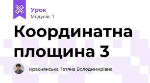 Координатна площина 3