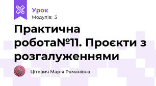 Практична робота№11. Проєкти з розгалуженнями