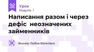 Написання разом і через дефіс  неозначених займенників