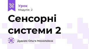 Сенсорні системи 2