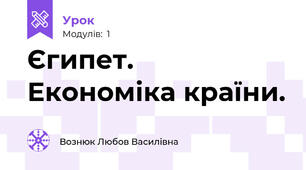 Єгипет. Економіка країни.
