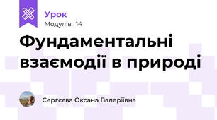 Фундаментальні взаємодії в природі