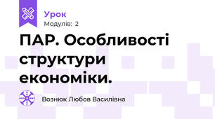 ПАР. Особливості структури економіки.