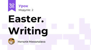 Easter. Writing