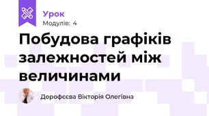 Побудова графіків залежностей між величинами
