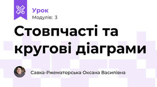 Стовпчасті та кругові діаграми