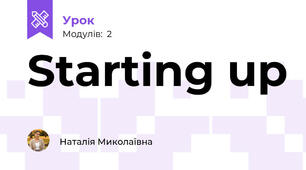 Starting up