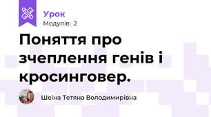 Поняття про зчеплення генів і кросинговер.