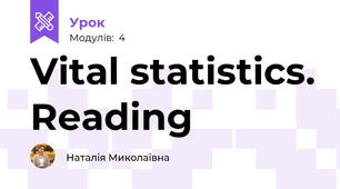 Vital statistics. Reading