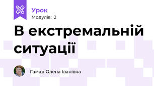 В екстремальній ситуації