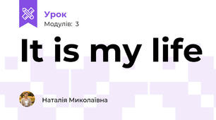 It is my life