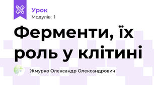 Ферменти, їх роль у клітині