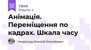 Анімація. Переміщення по кадрах. Шкала часу