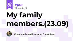 My family members.(23.09)