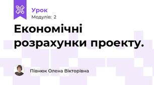 Економічні розрахунки проекту.