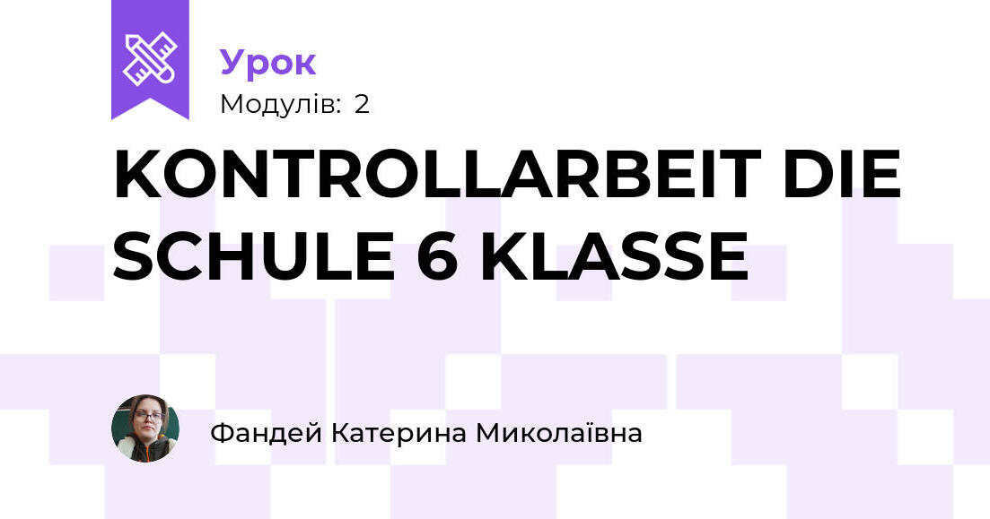 Sprawdzian Kontrollarbeit Kapitel 2 Mitlinks 1