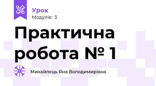 Практична робота № 1