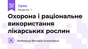 Охорона і раціональне використання лікарських рослин