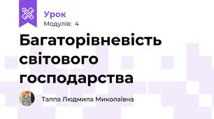 Багаторівневість світового господарства