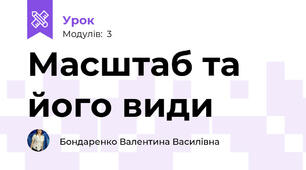 Масштаб та його види