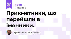 Прикметники, що перейшли в іменники.