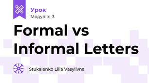 Formal vs Informal Letters