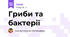 Гриби та бактерії