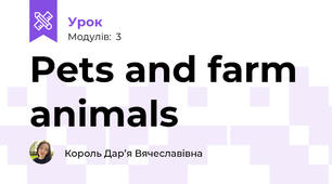 Pets and farm animals