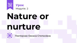 Nature or nurture