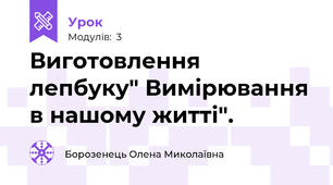Виготовлення лепбуку" Вимірювання в нашому житті".