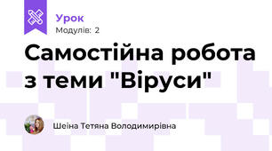 Самостійна робота з теми "Віруси"