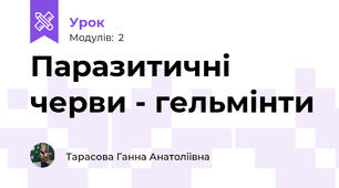 Паразитичні черви - гельмінти