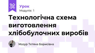 Технологічна схема виготовлення хлібобулочних виробів 