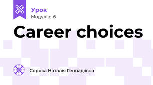 Career choices